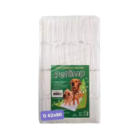 Petlimp Tapete Higiênico 62X80 Com 100 Unidades