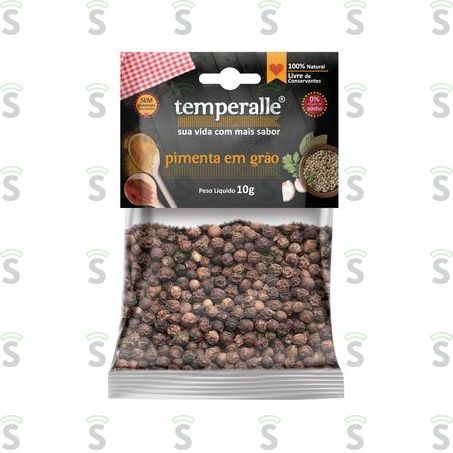  Pimenta Preta Temperalle 10gr Grao