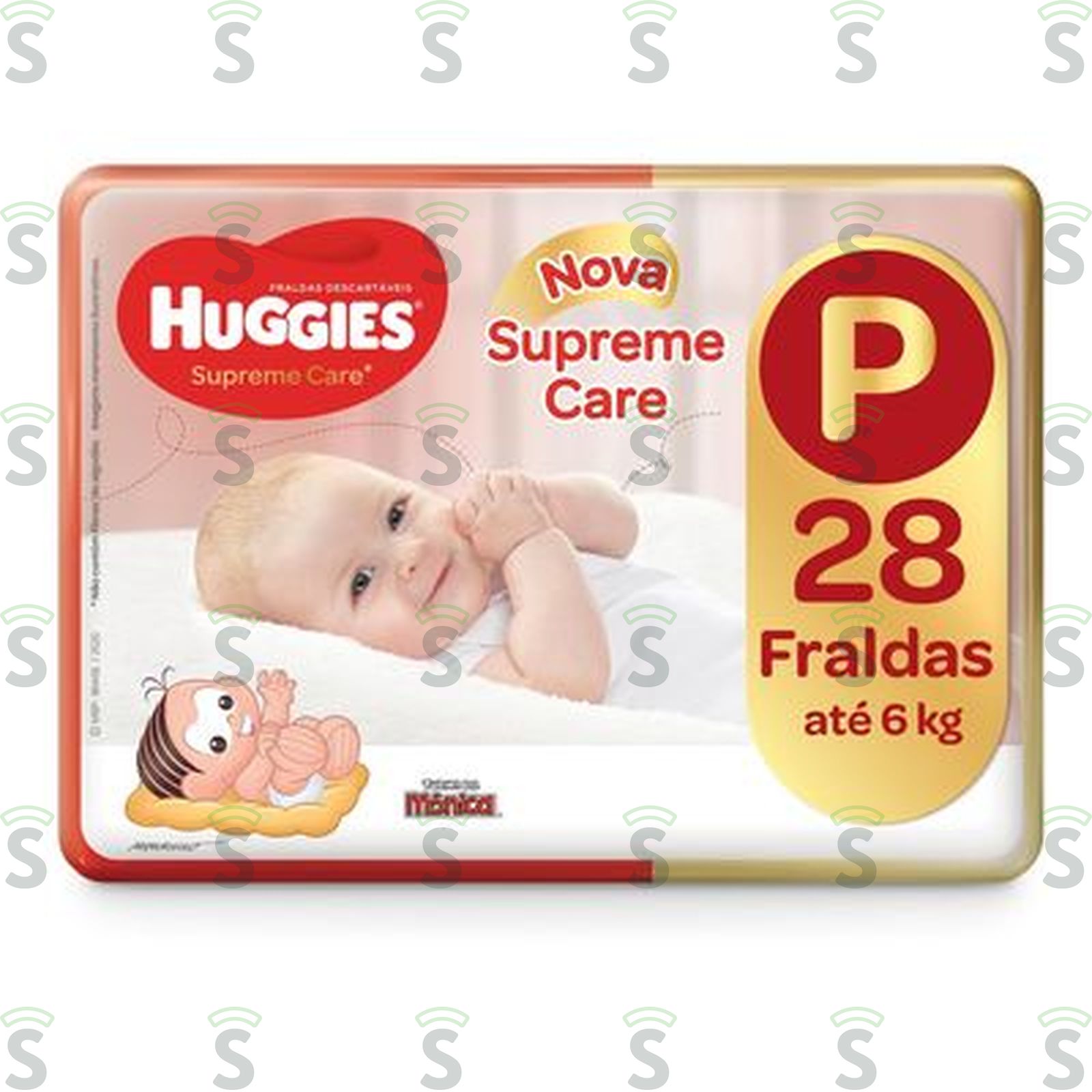 Huggies-fralda supreme care p c/28