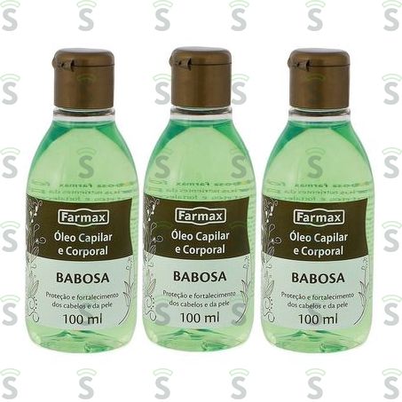  Óleo Corporal e Capilar Farmax Babosa Embalagem 100ml