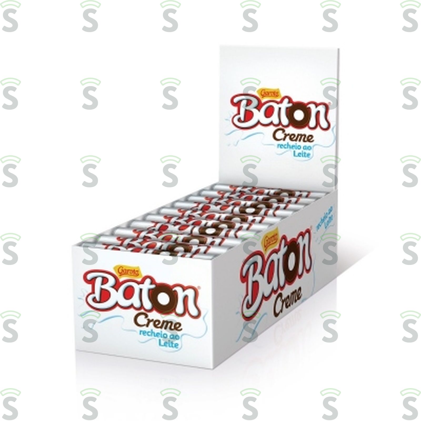 Chocolate Baton Garoto Recheado ao Leite Caixa com 30un - 480gr