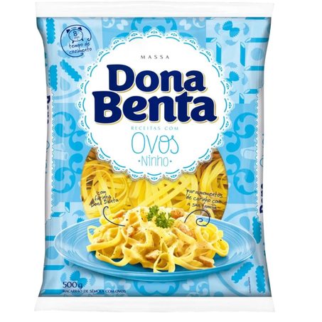 Massa Dona Benta 500g - Com Ovos - Ninho