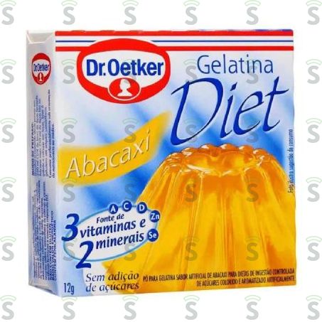  Gelatina Oetker Diet Abacaxi 12g
