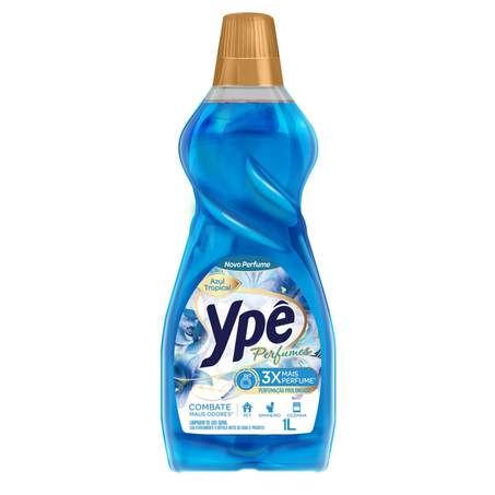 Limpador Perfumado Ypê 1 Litro - Azul Tropical