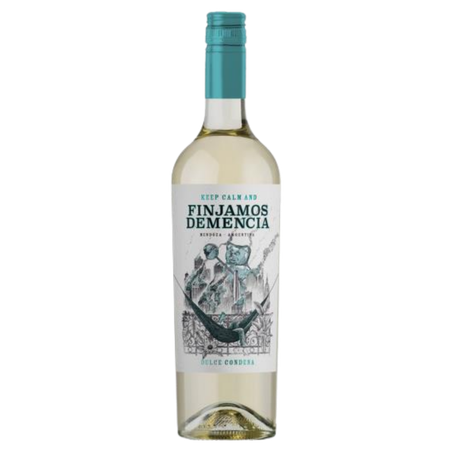 Vinho Argentino Finjamos Demencia Branco Suave Mendoza 750ml 
 