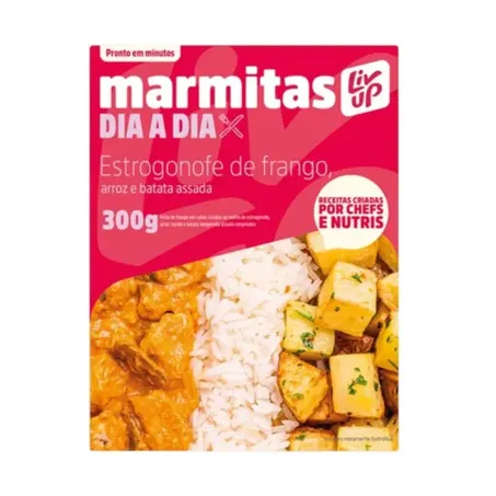 Estrogonofe de Frango, Arroz e Batata Livup 300g