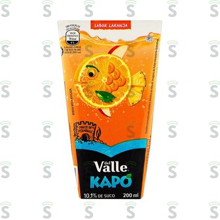  Del Vale Kapo-bebida 200ml Laranja