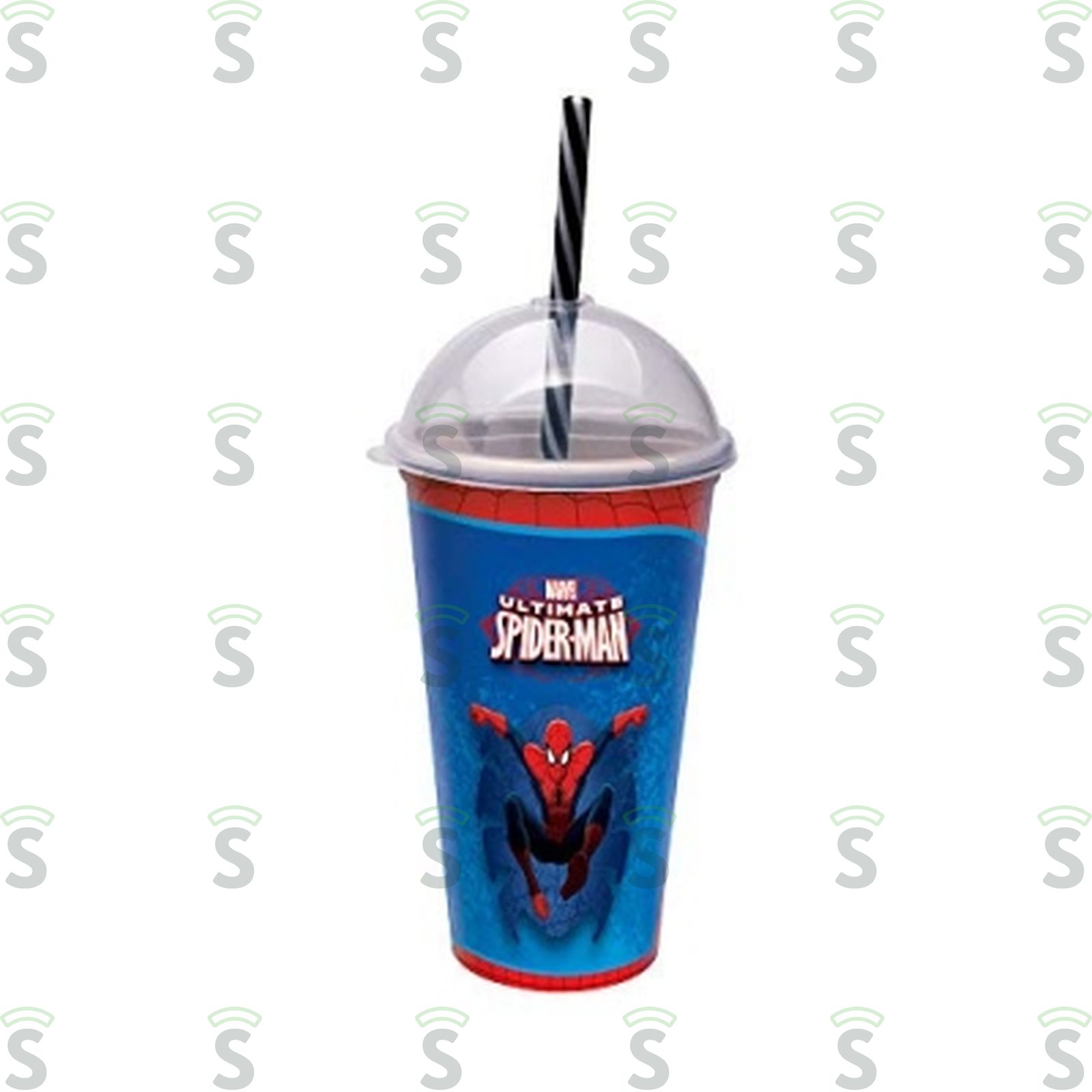 Copo Shake Plasútil Homem Aranha Unidade 500ML