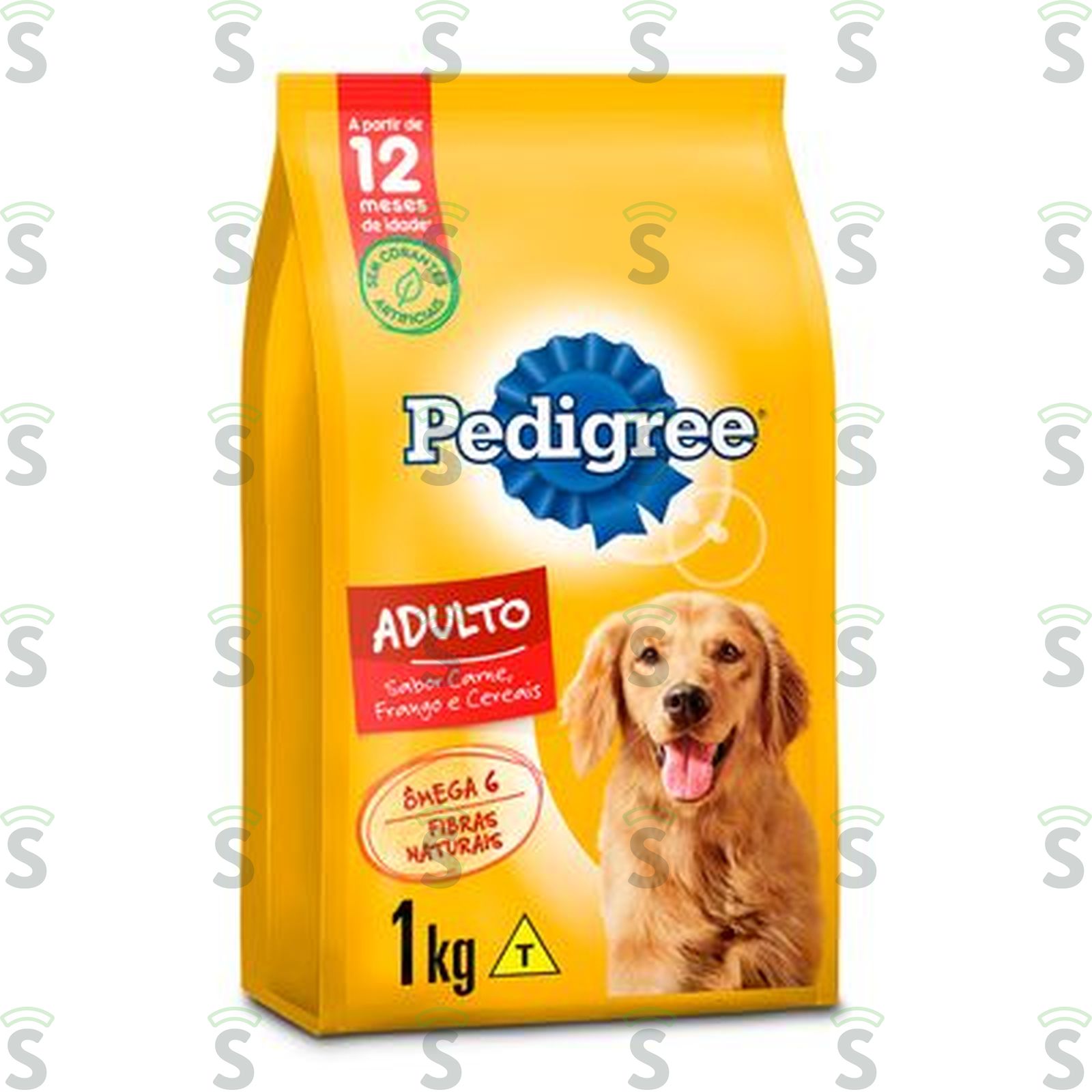 Ração Para Cães Adultos Pedigree Raças Médias E Grandes Carne Frango E Cereais 1KG