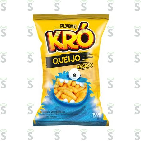 Salgadinho Kro Queijo Embalagem 100g