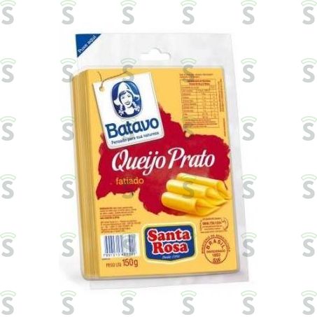  Queijo Prato Fatiado Santa Rosa 150g