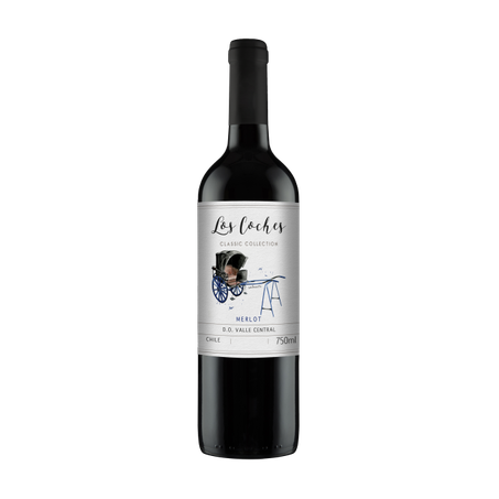 VINHO LOS COCHES MERLOT TINTO SECO 750ML