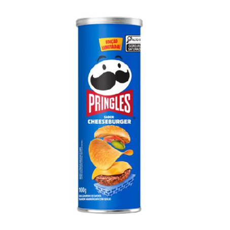 Batata Chips Pringles Cheesegurguer 100g