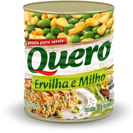 Ervilha e Milho-verde Quero 170g - Dueto - Lata