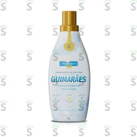  Amaciante de Roupas Guimarães Concentrado Coco e Amendoas Frasco 1lt