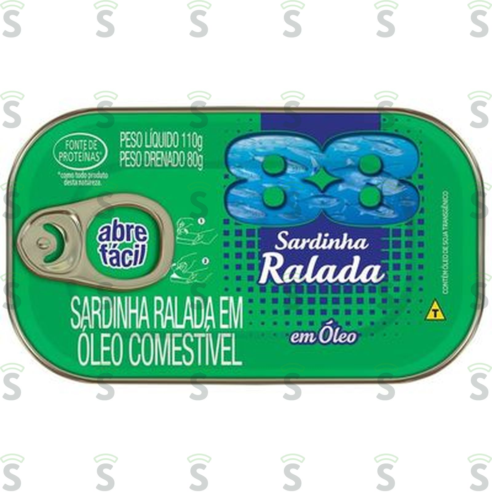 Sardinha 88 com Óleo Ralada 125G