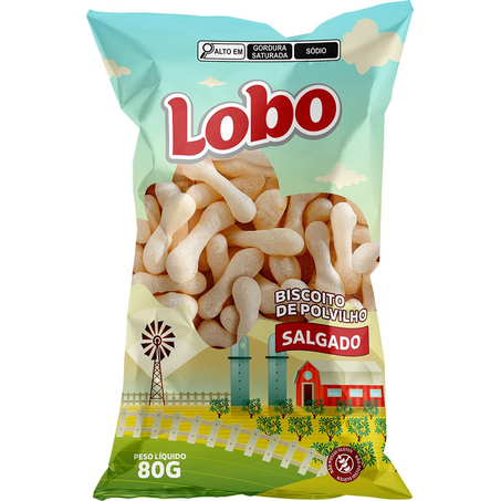 Biscoito de Polvilho Lobo 80g