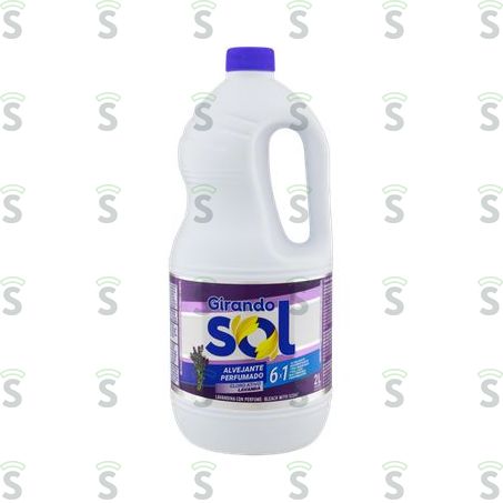  Alvejante Com Cloro Girando Sol Lavanda Galão 2lt