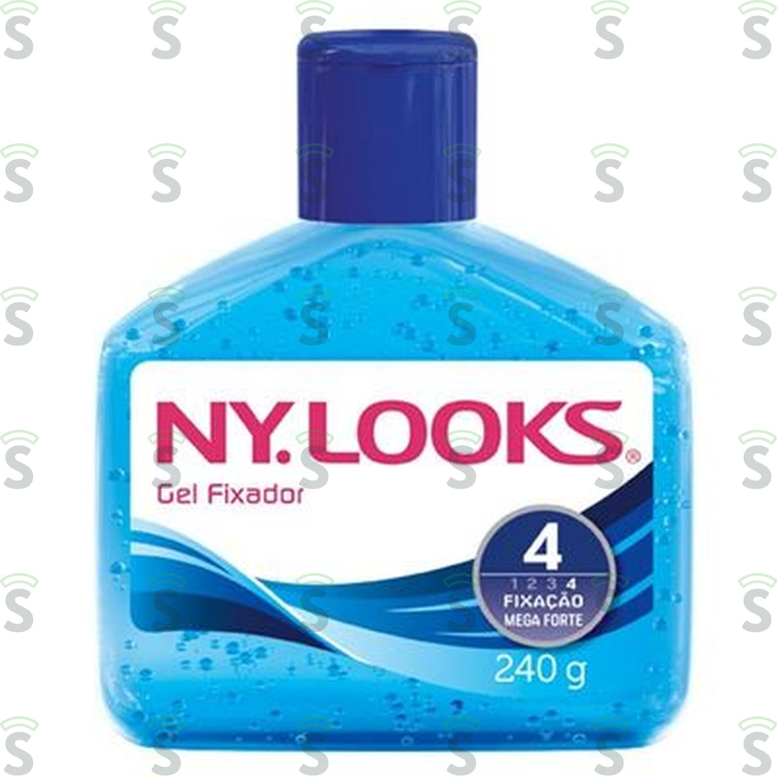 Gel Fixador Ny Looks Azul Mega Forte Nr 4 240G