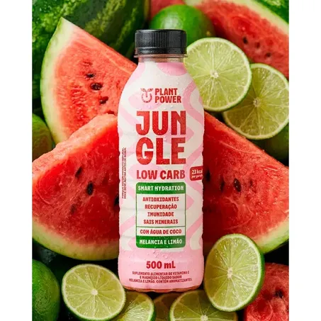 Plant Power Suplemento Alimentar Jungle Melancia e Limão Electrolytes Low Carb 500Ml 360-1