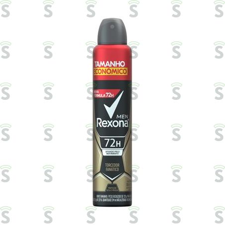  Antitranspirante Aerossol Rexona Men  Tamanho Econômico Edição Especial Torcedor Fanático 200ml