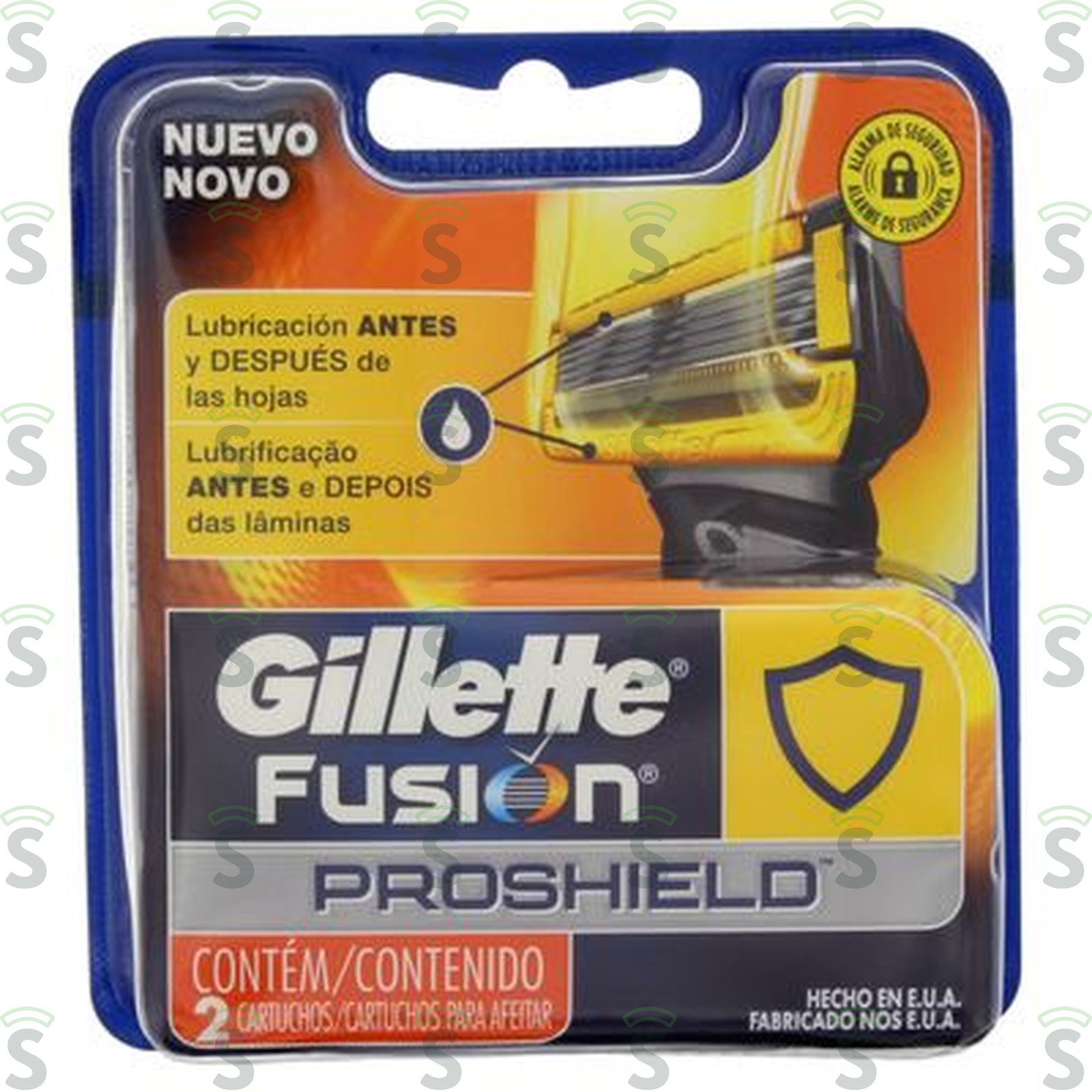 Gillette-fusion proshield carga c/2