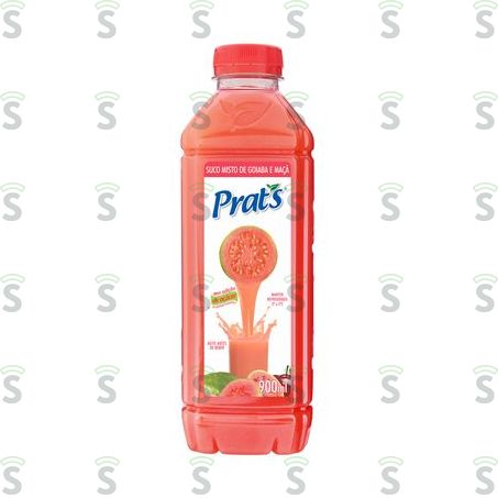  Suco Prats Goiaba Maçã Garrafa 900ml