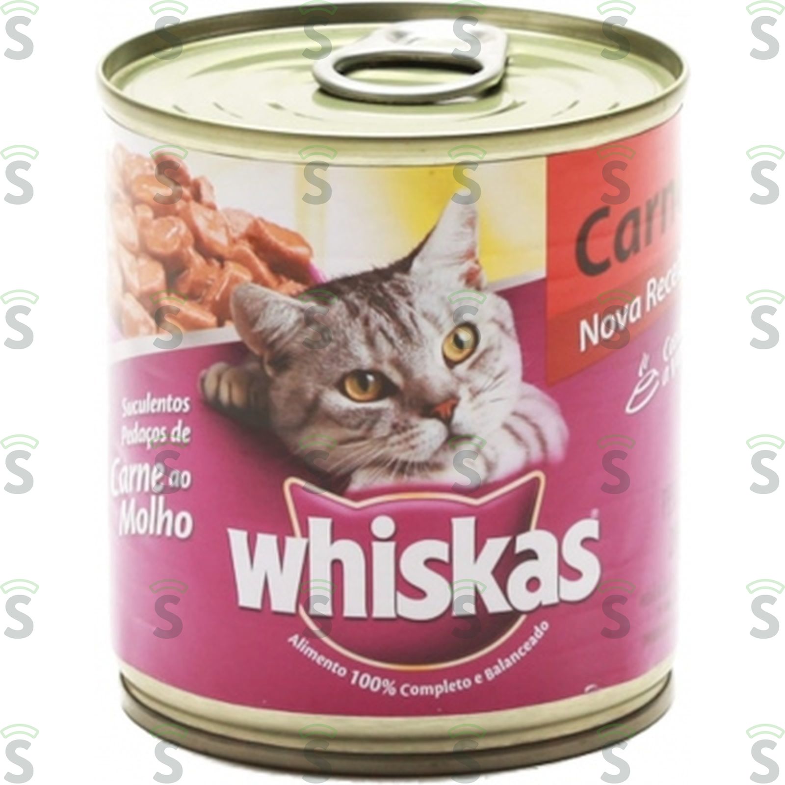 Ração Úmida Para Gatos Adultos Whiskas Carne Ao Molho 290G