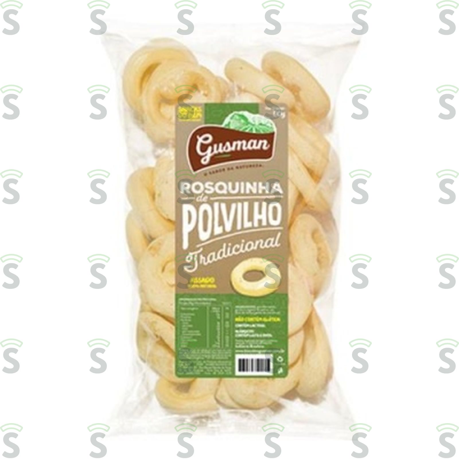 Biscoito de Polvilho Gusman Tradicional Embalagem 80G