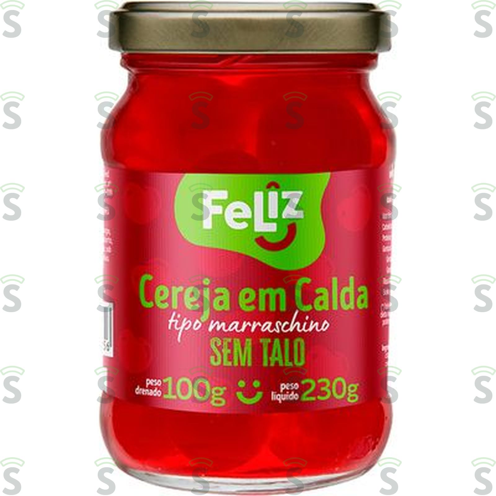 Feliz-cereja em calda 100g