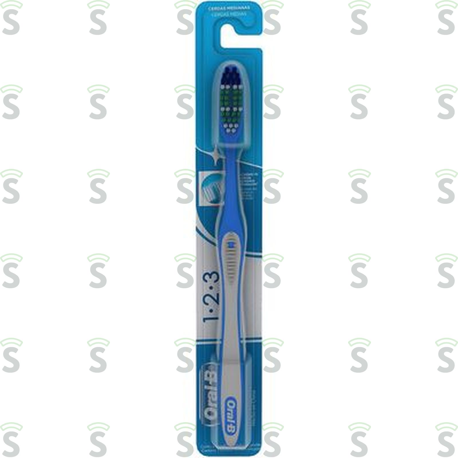 Oral b-escova dental 1.2.3 media