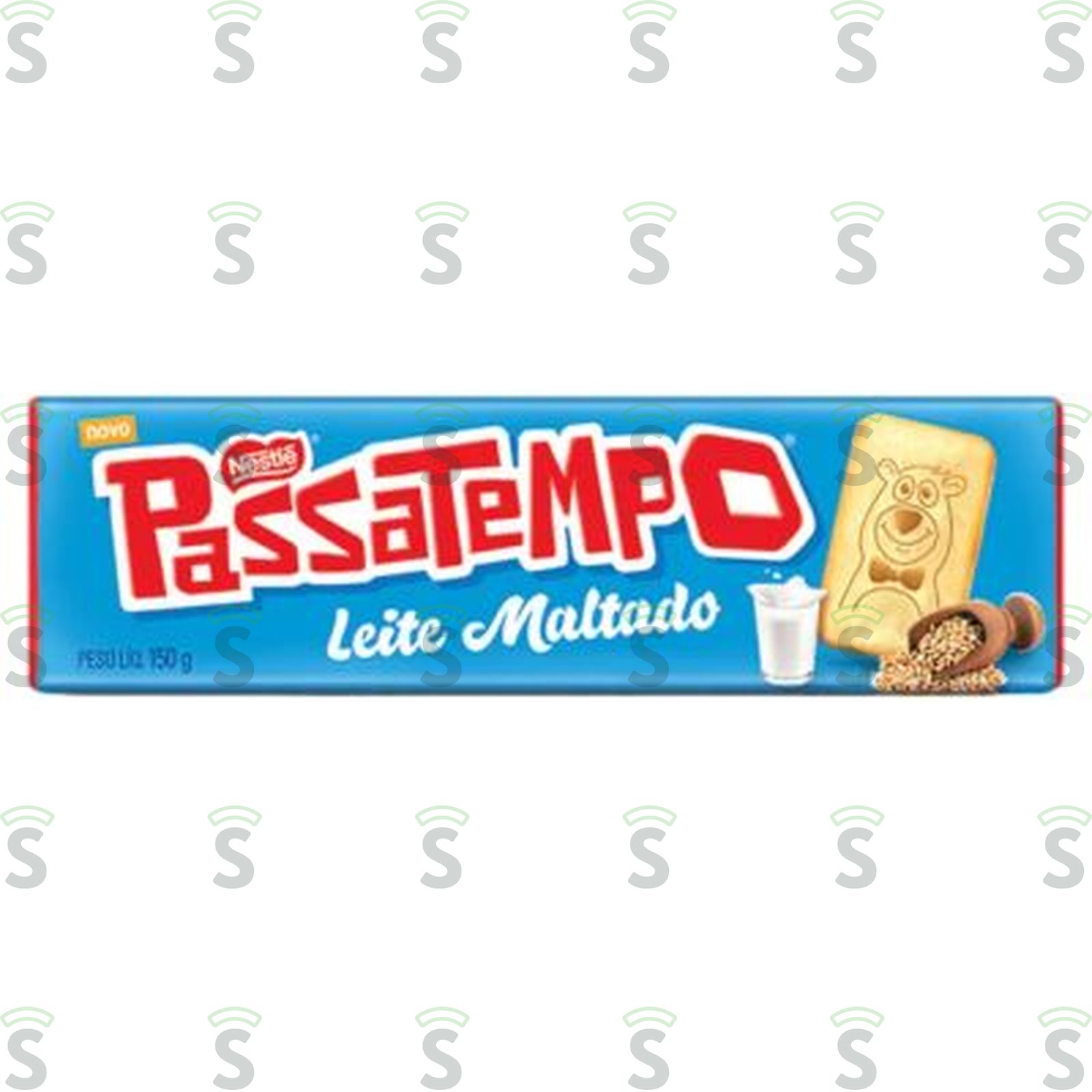 Biscoito Nestlé Passatempo Sabor Leite Maltado Pacote 150gr