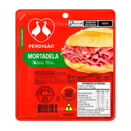 Mortadela Tradicional Perdigão 200g