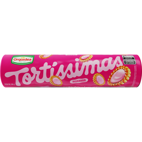 Bisc orquidea tortissimas 130g morango