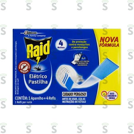  Raid-eletrico Pastilha 1ap+4refis