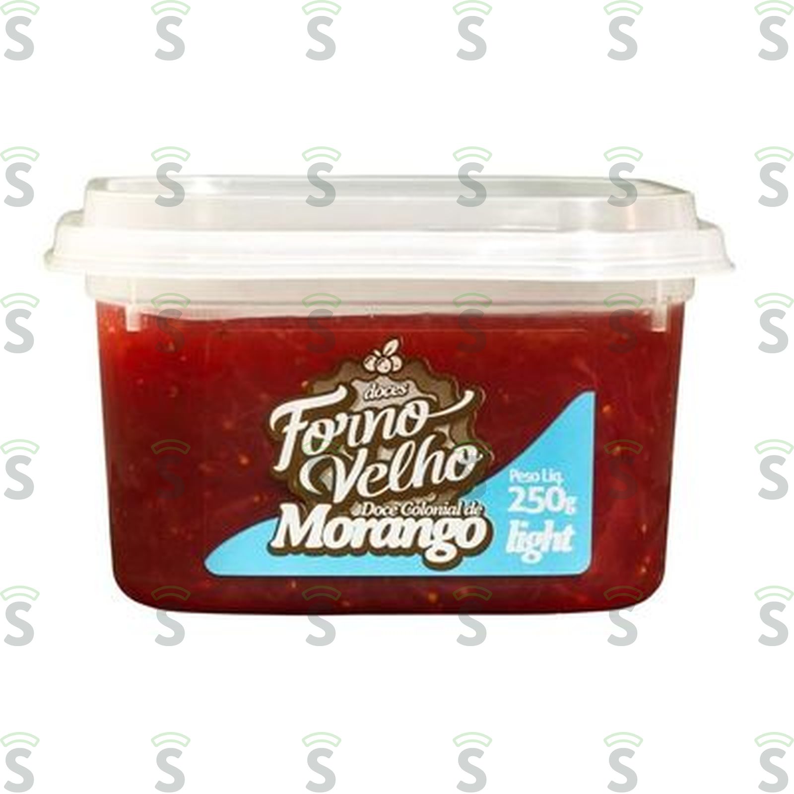 Forno velho-doce 250g light morango