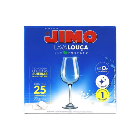 LAVA LOUCA JIMO 25UN 500G PASTILHAS 360-4