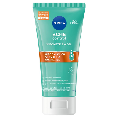 Sabonete Facial Nivea 150ml - Acne Control - Gel