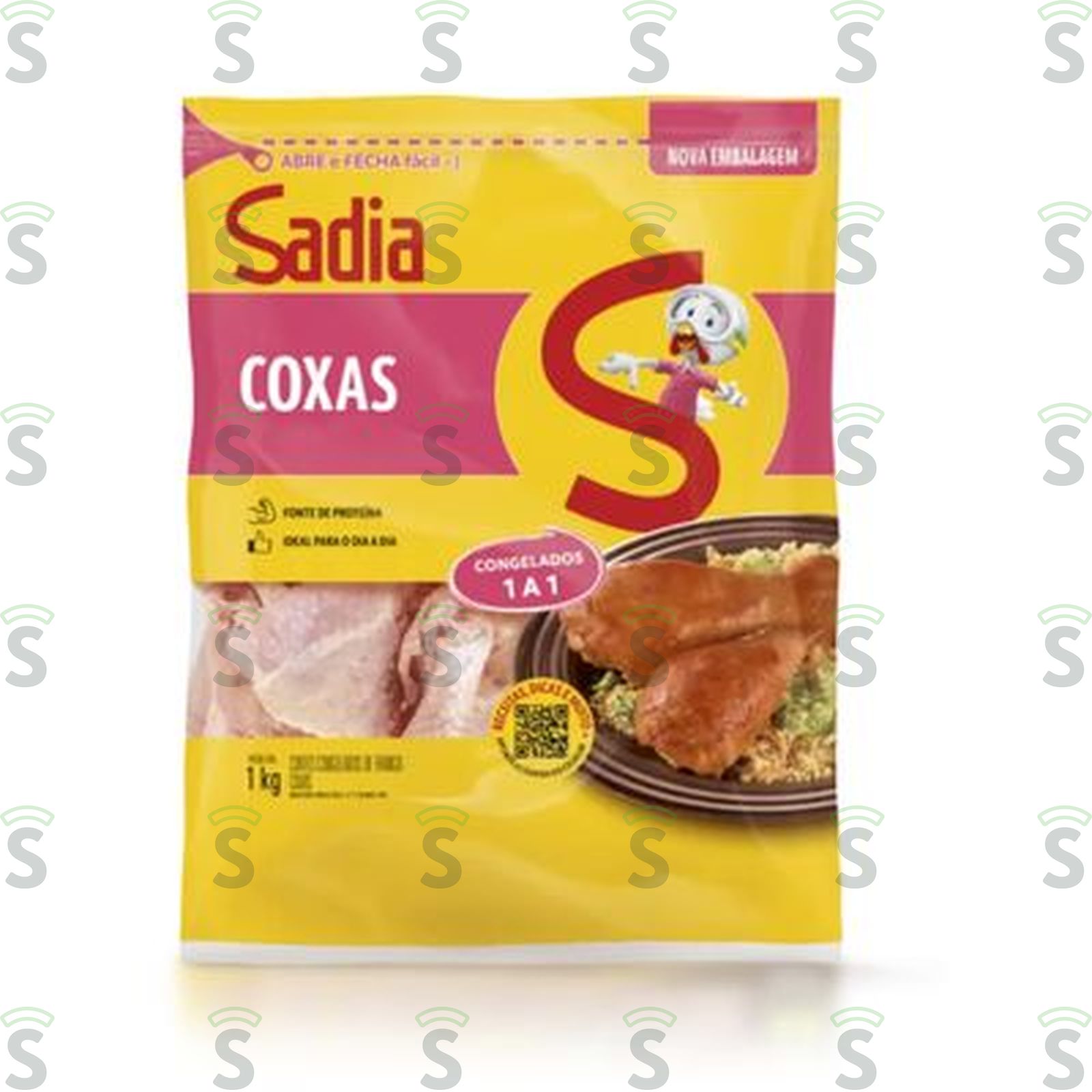 Coxa de Frango Sadia Congelada Zip Iqf Pacote 1KG
