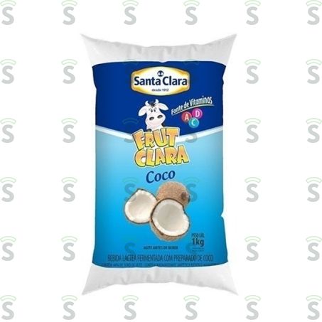  Bebida Láctea Santa Clara Frut Coco Saco 1lt