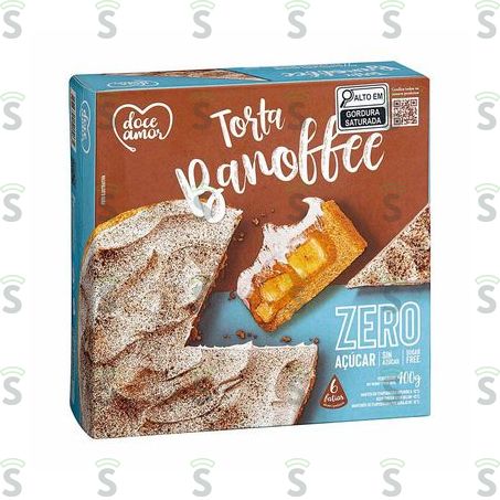  Torta Banoffee Zero Doce Amor 400g Un