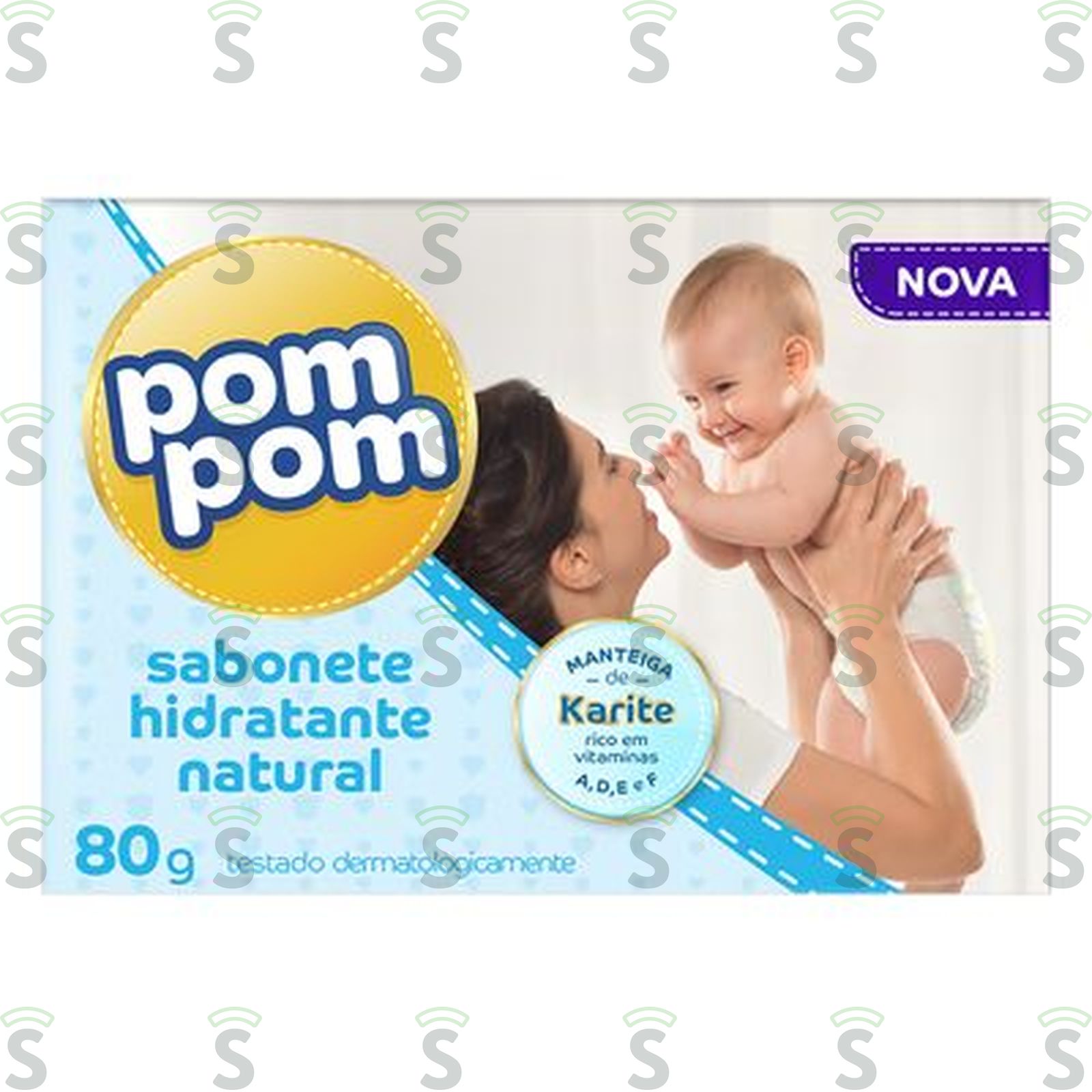 Pom pom-sabonete 70g locao hidratante