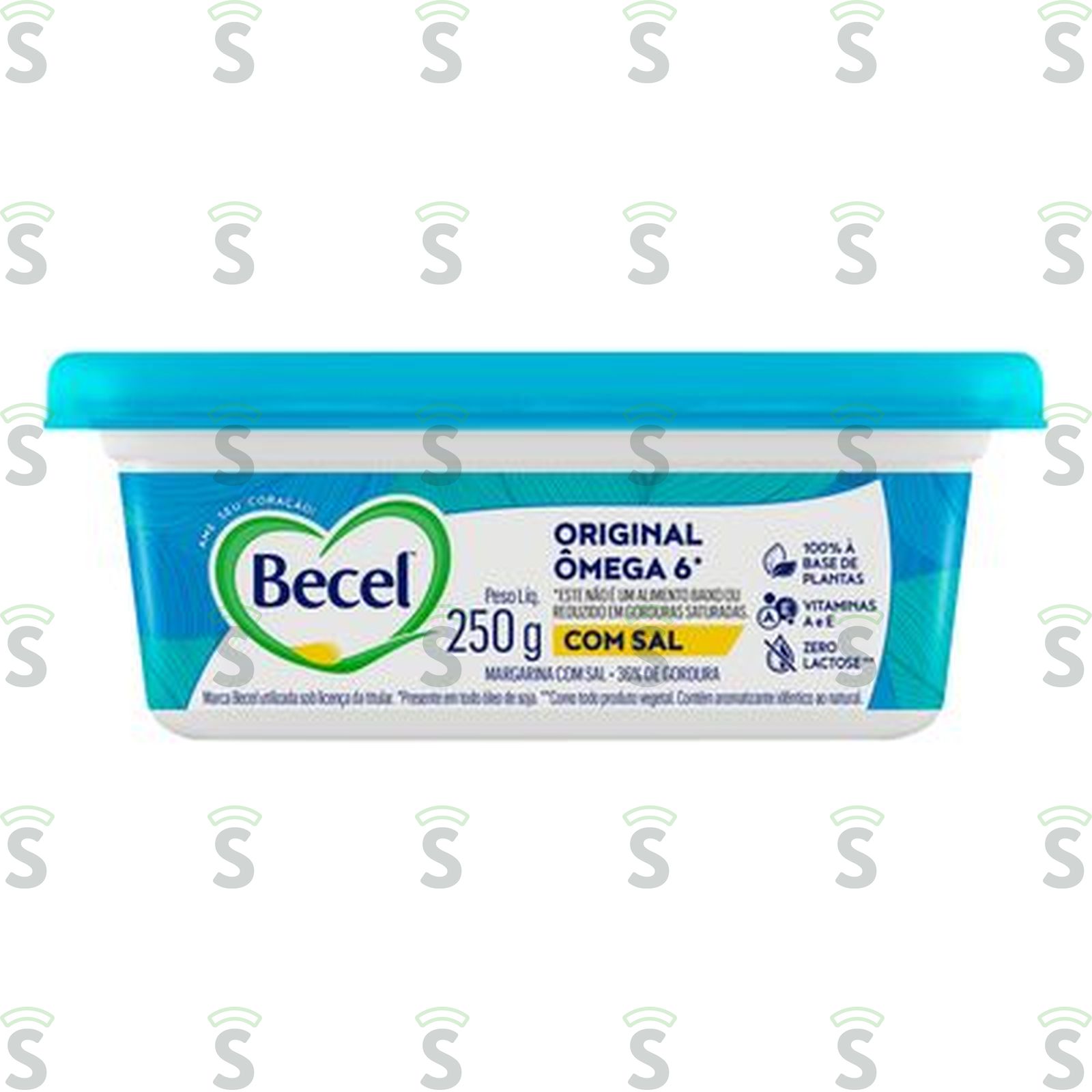 Margarina Original com Sal Becel Pote 250G