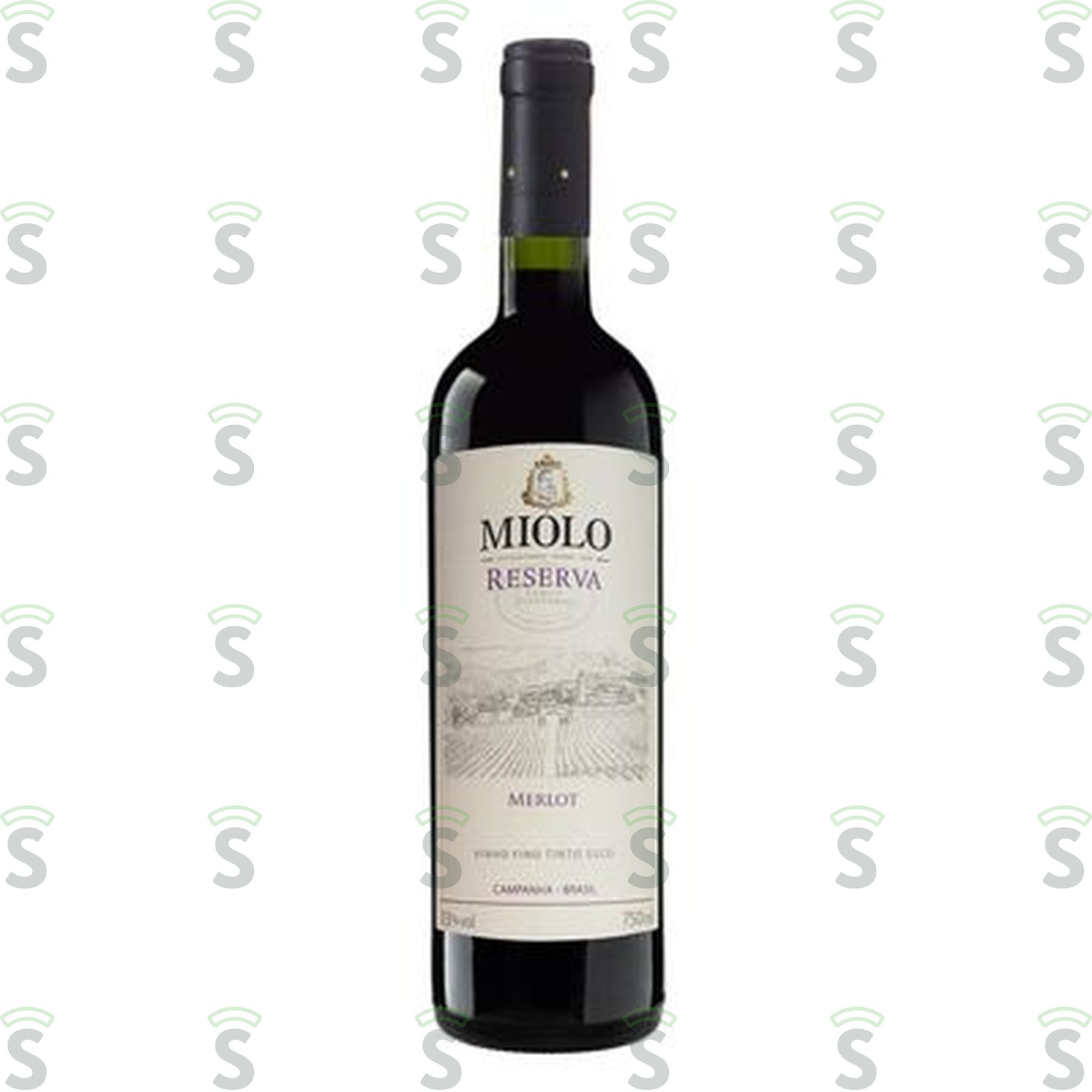 Vinho Brasileiro Tinto Miolo Reserva Merlot Campanha Garrafa 750ml
