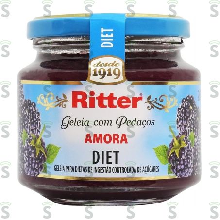  Geléia Ritter Diet Amora Vidro 260g