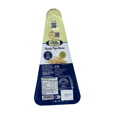Queijo rar formaggio 12 meses - 1 unidade aproximadamente 200g