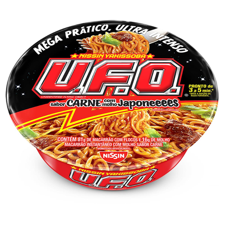 Massa Instantânea U.F.O. Nissin 97g - Carne