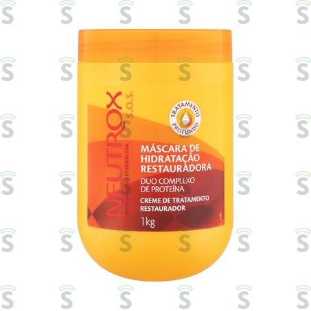  Máscara de Hidratação Neutrox 2 Em 1 S.o.s. Cachos Pote 1kg