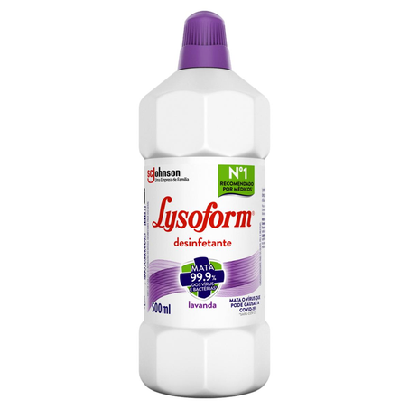 Desinfetante Lysoform 500ml - Lavanda