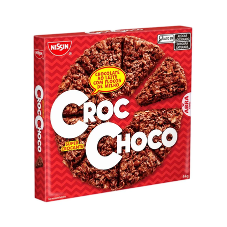 Chocolate nissin 44g ao leite choc croco